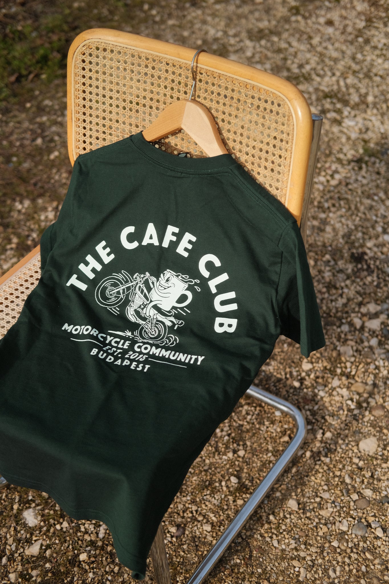 PREORDER - Motorcycle Logo T-Shirt Pine Green
