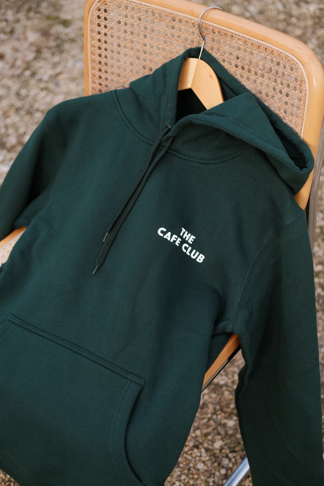 PREORDER - Motorcycle Logo Hoodie Pine Green