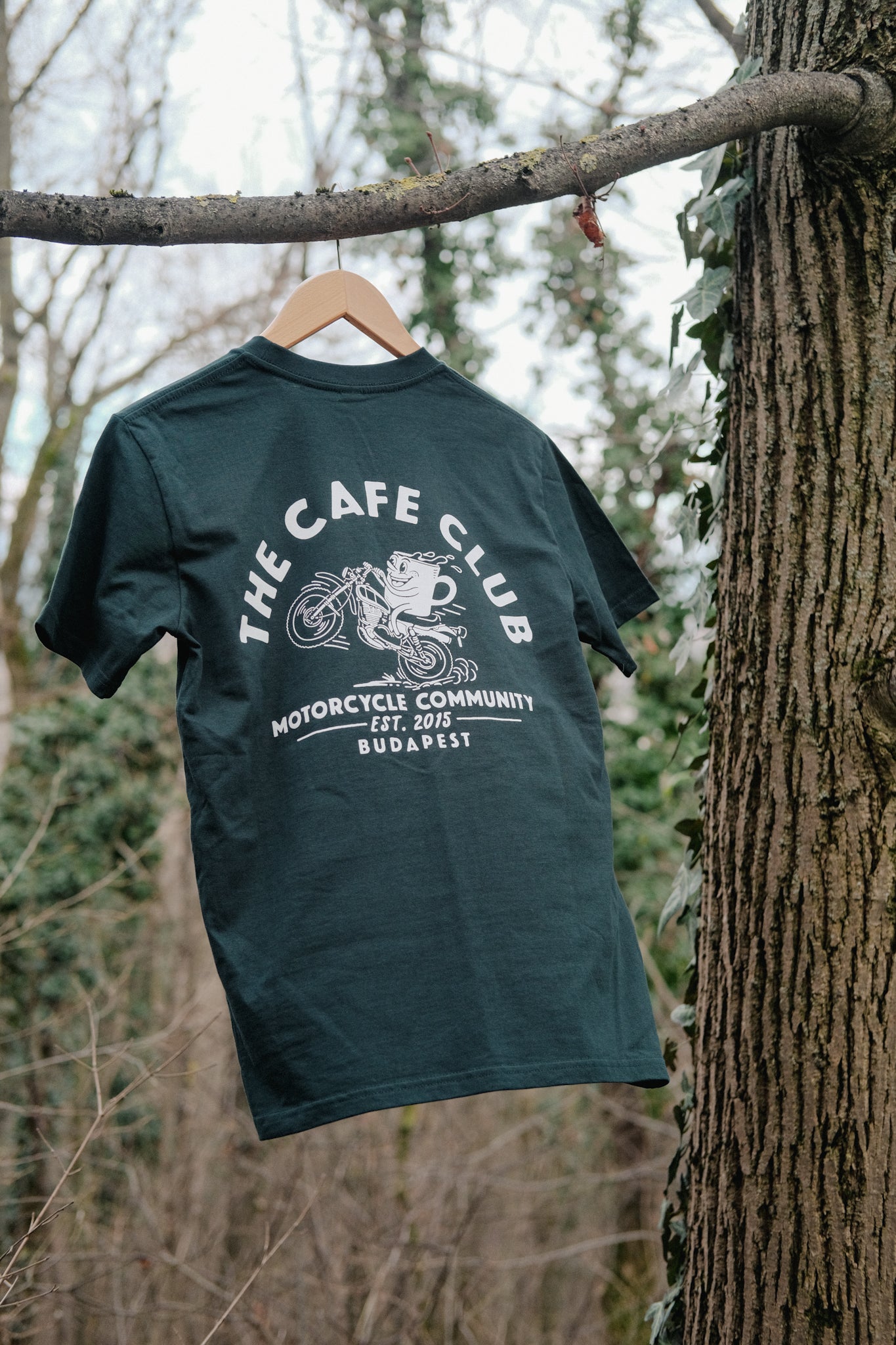 PREORDER - Motorcycle Logo T-Shirt Pine Green