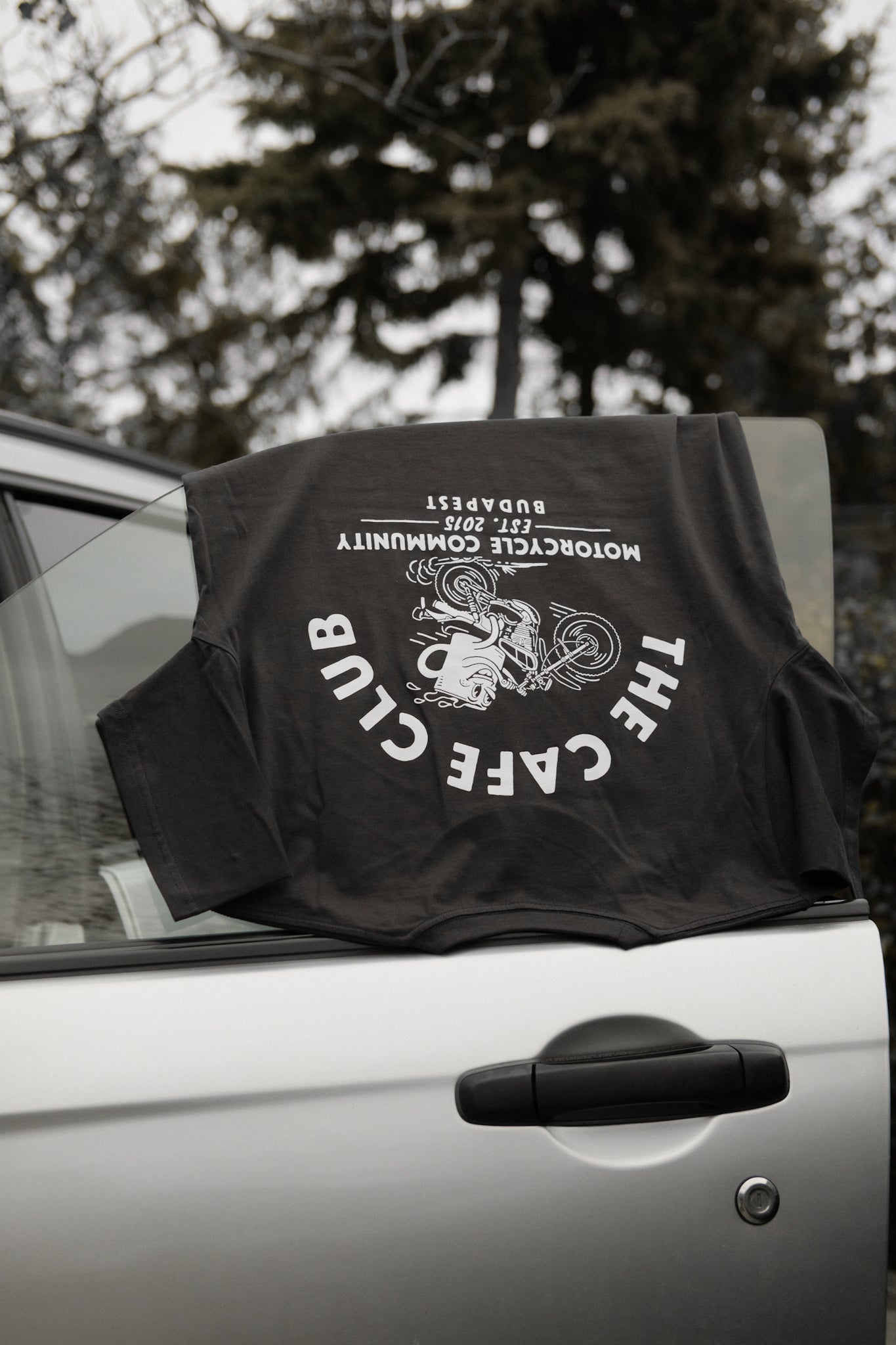 PREORDER - Motorcycle Logo T-Shirt Coal